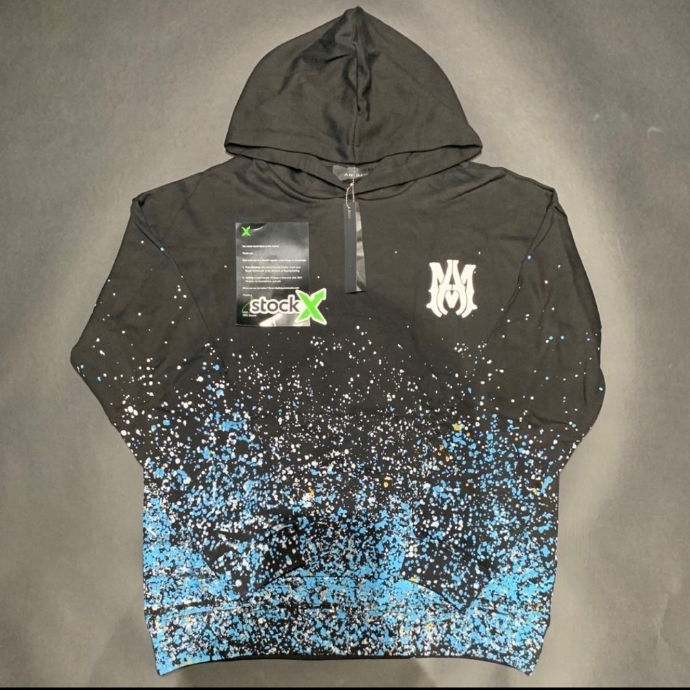 Amiri crystal painter hoodie